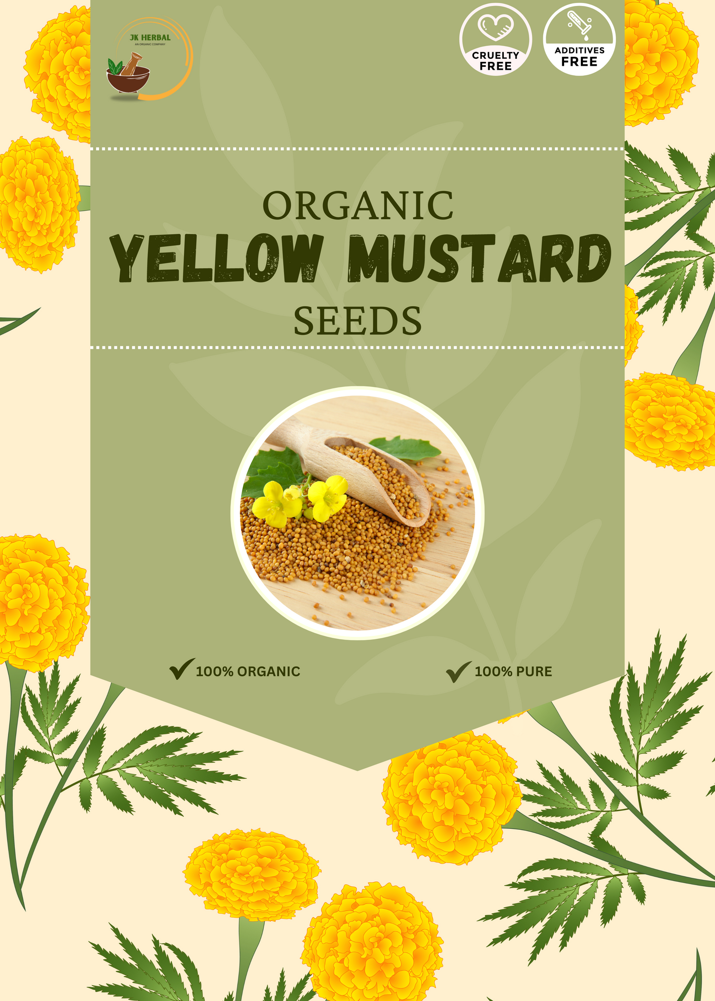 YELLOW MUSTARD SEEDS