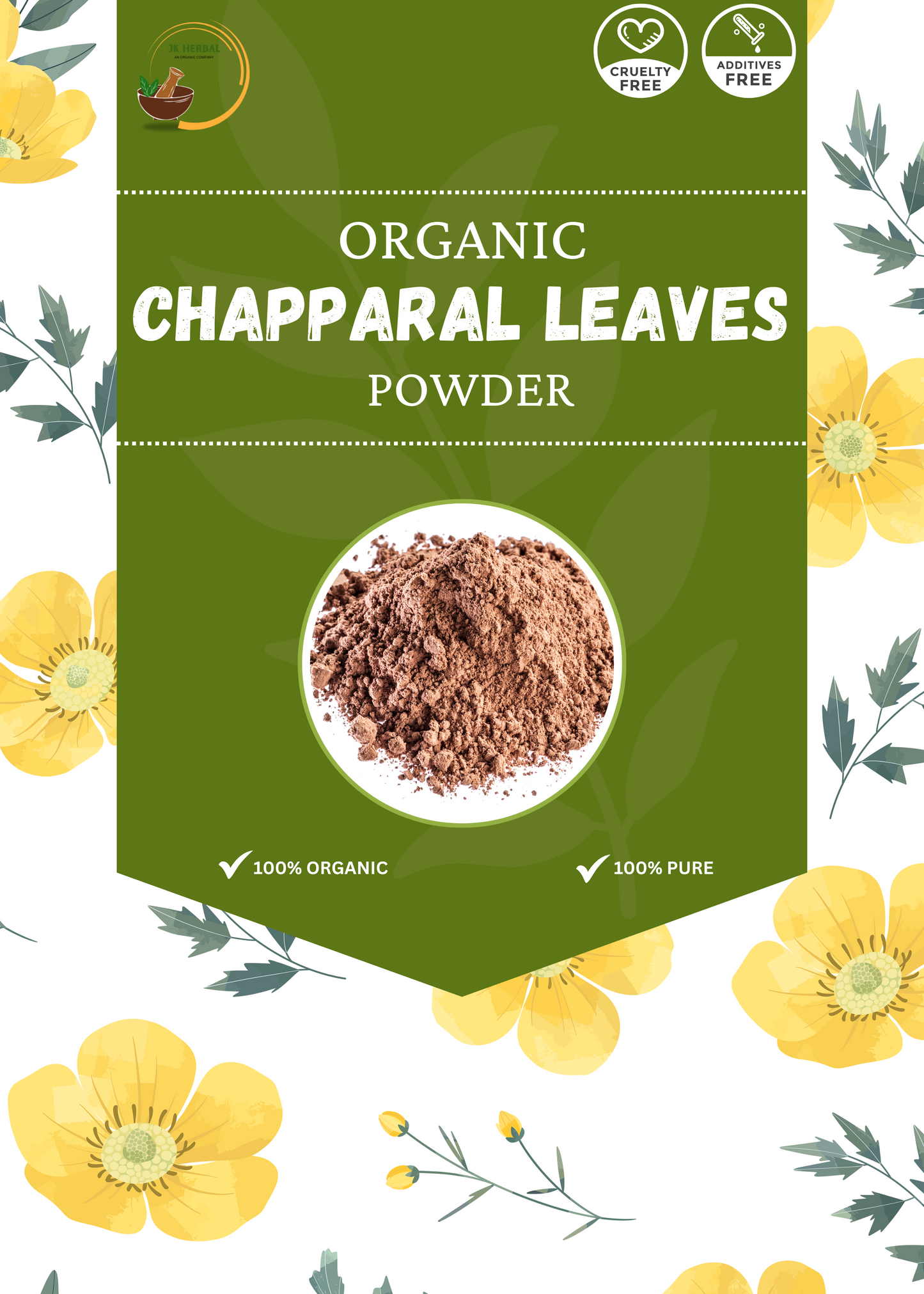 CHAPPARAL LEAVE POWDER