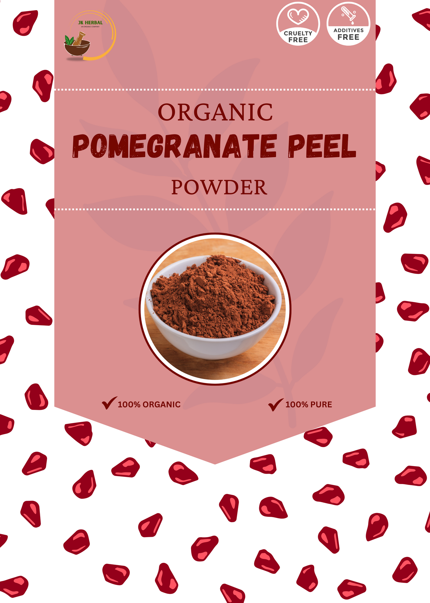 DRIED POMEGRANATE PEEL POWDER