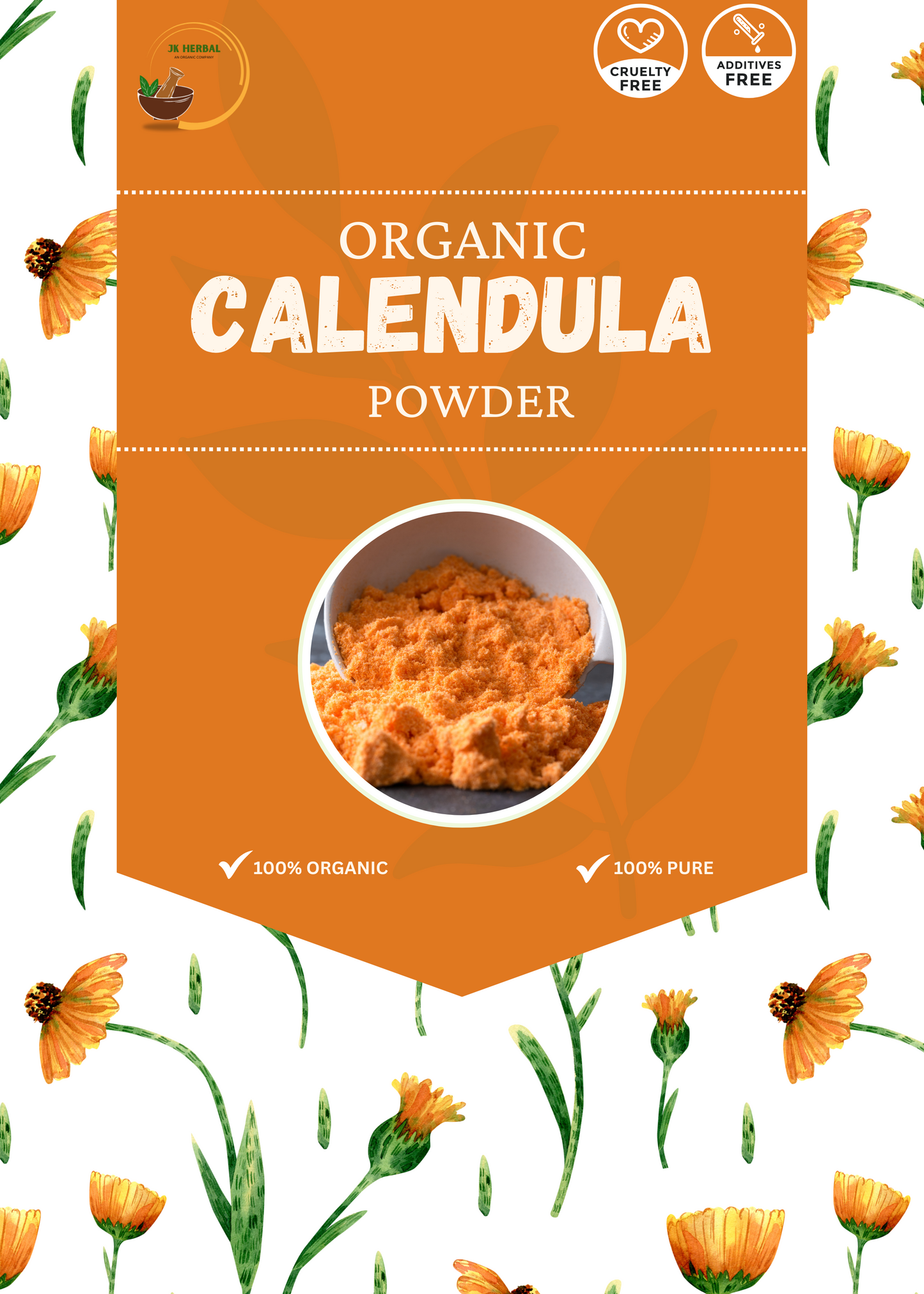 DRIED CALENDULA POWDER