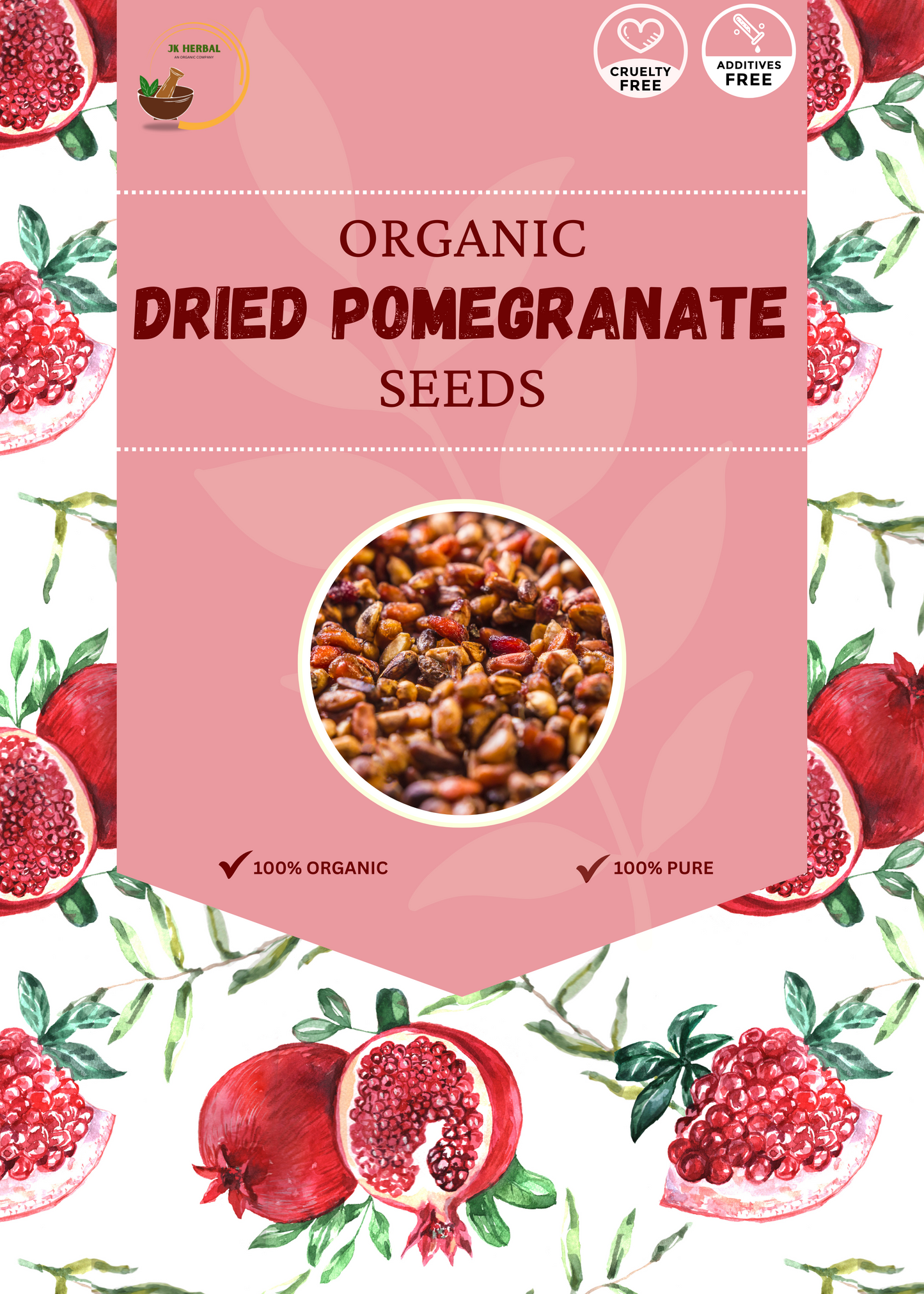 DRIED POMEGRANATE SEEDS